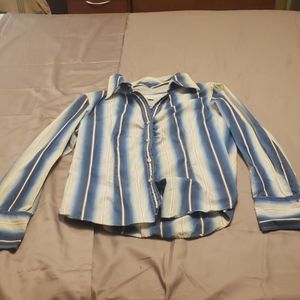 Tommy Hilfiger size extra large blue white button-